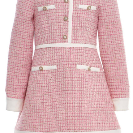 Pink Girls Classic Dress