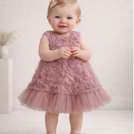 Rose Tulle Dress