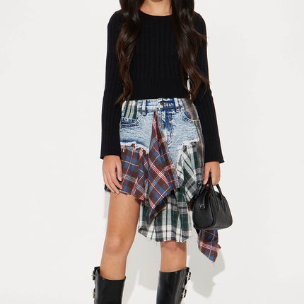 Plaid skirt