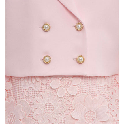 Floral Lace Dress & Jacket Set