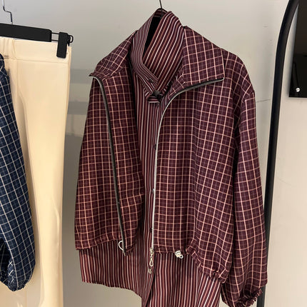 Mini plaid  jacket code 101