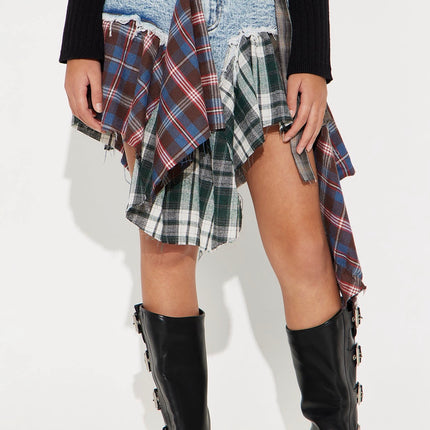 Plaid skirt