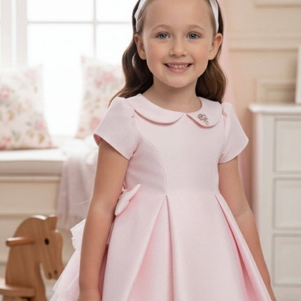 Baby Dress with Bow Details and Headband