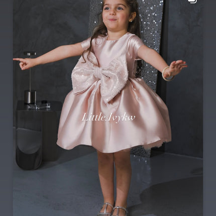 Blush Bow Dress