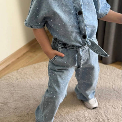Polka Dots Denim 💙