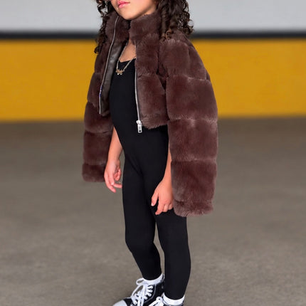 Mini fur jacket