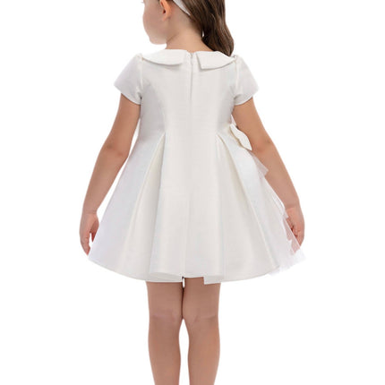 Baby Dress with Bow Details and Headband