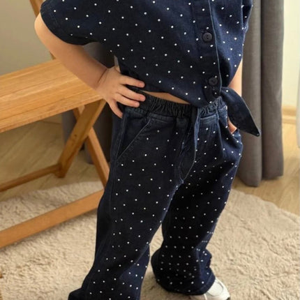 Polka Dots Denim 💙