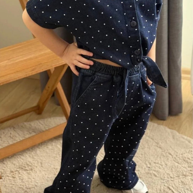 Polka Dots Denim 💙