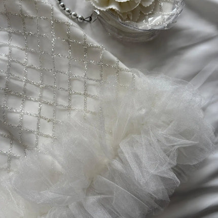 Pearl Tulle Dress 🤍
