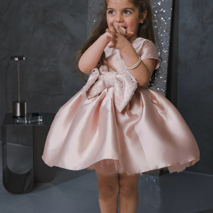 Blush Bow Dress