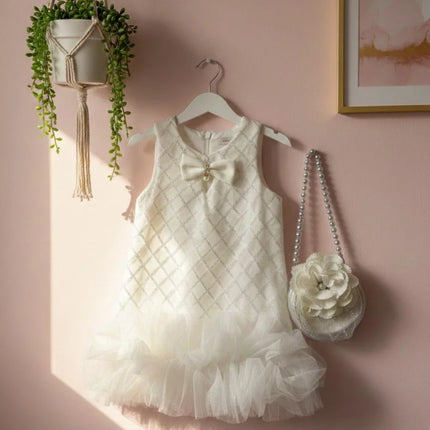 Pearl Tulle Dress 🤍