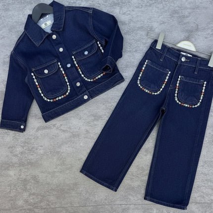 Girls Denim 3-Piece Set