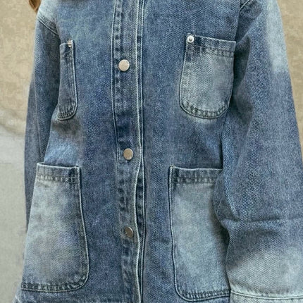 Denim Leather Jacket