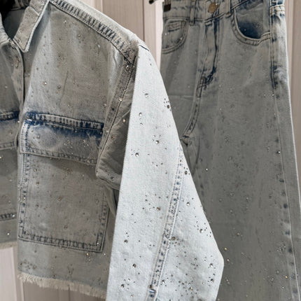 Sparkle Denim Set