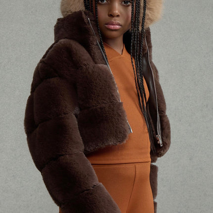 Mini fur jacket