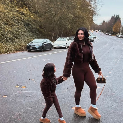Mini fur jacket