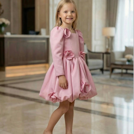 Floral Bloom Long Sleeve Dress