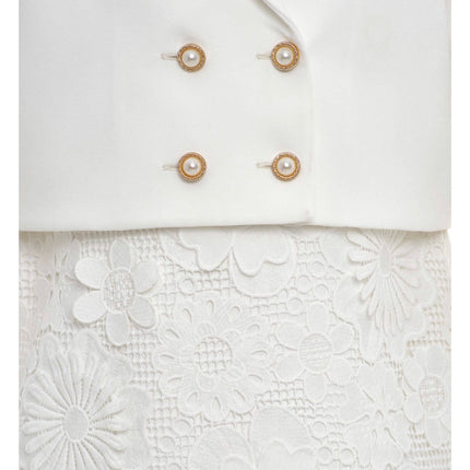 Floral Lace Dress & Jacket Set