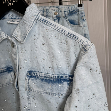 Sparkle Denim Set