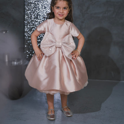 Blush Bow Dress