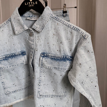 Sparkle Denim Set