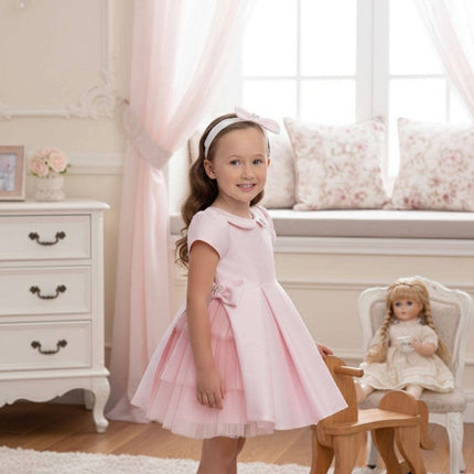 Baby Dress with Bow Details and Headband