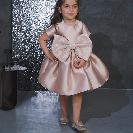 Blush Bow Dress