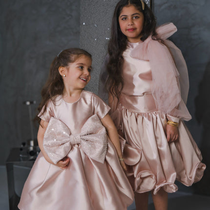 Blush Bow Dress