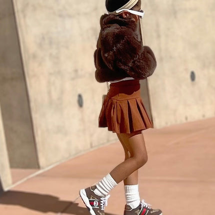Mini fur jacket