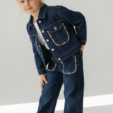 Girls Denim 3-Piece Set