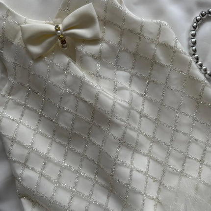 Pearl Tulle Dress 🤍