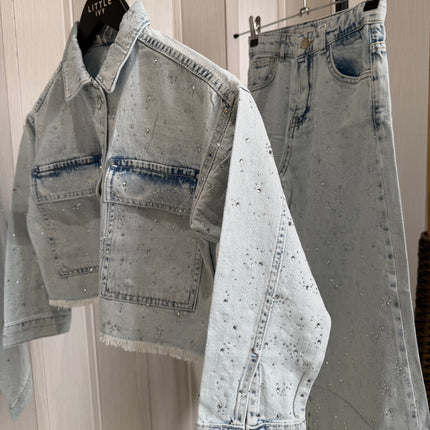 Sparkle Denim Set