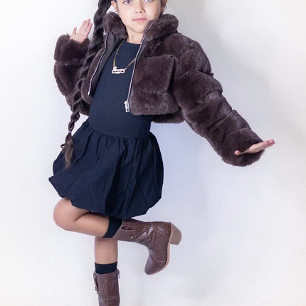 Mini fur jacket