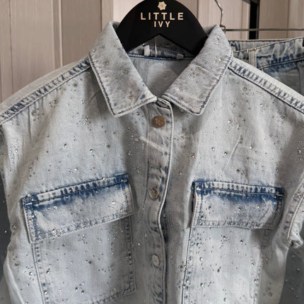 Sparkle Denim Set