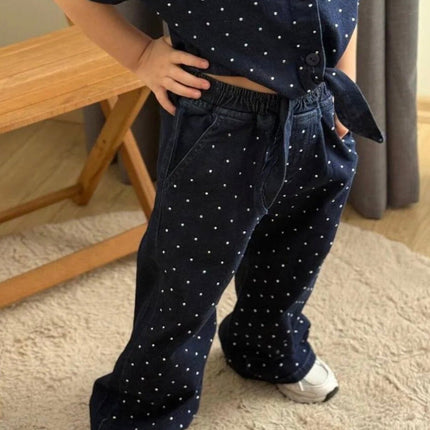 Polka Dots Denim 💙