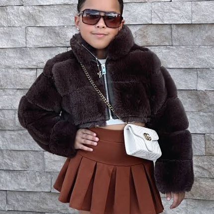 Mini fur jacket