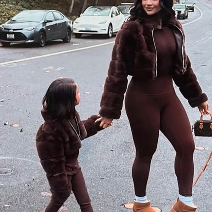 Mini fur jacket