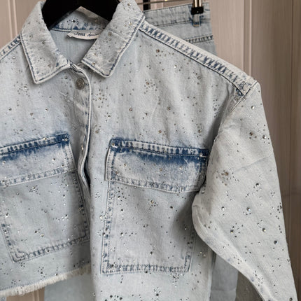 Sparkle Denim Set
