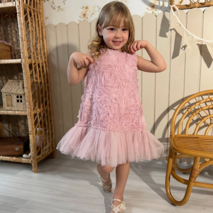 Rose Tulle Dress