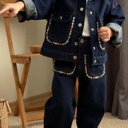 Girls Denim 3-Piece Set