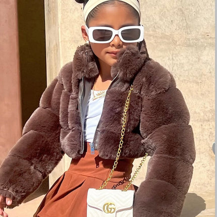 Mini fur jacket