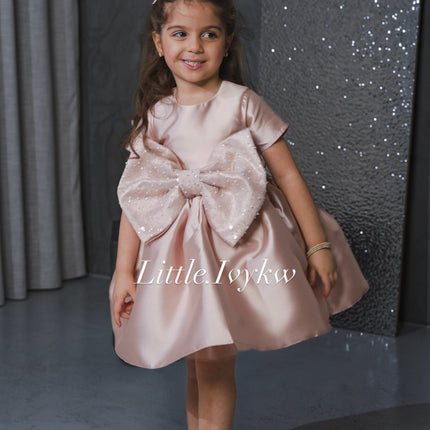 Blush Bow Dress