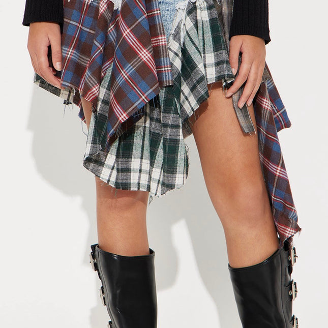 Plaid skirt