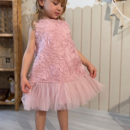 Rose Tulle Dress