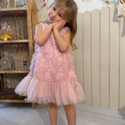 Rose Tulle Dress