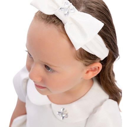 Baby Dress with Bow Details and Headband