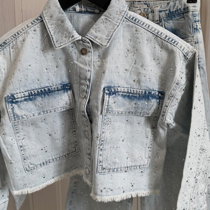 Sparkle Denim Set