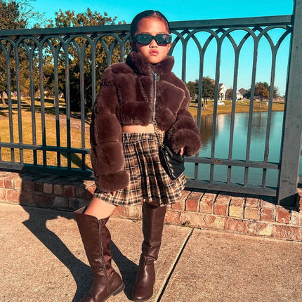 Mini fur jacket