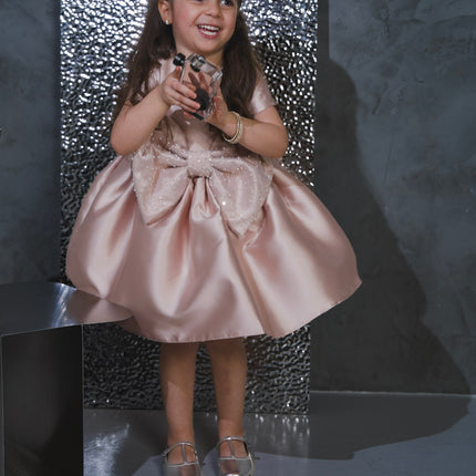 Blush Bow Dress